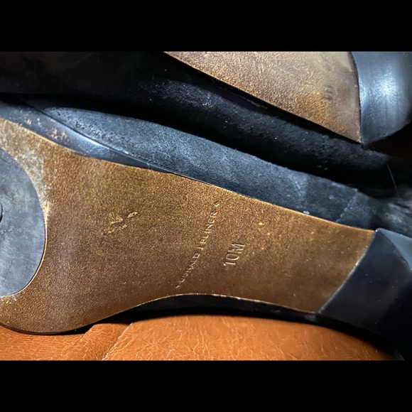 Donald Pliner Genuine Fur trim Ankle Boots Super cute! - Picture 7 of 15